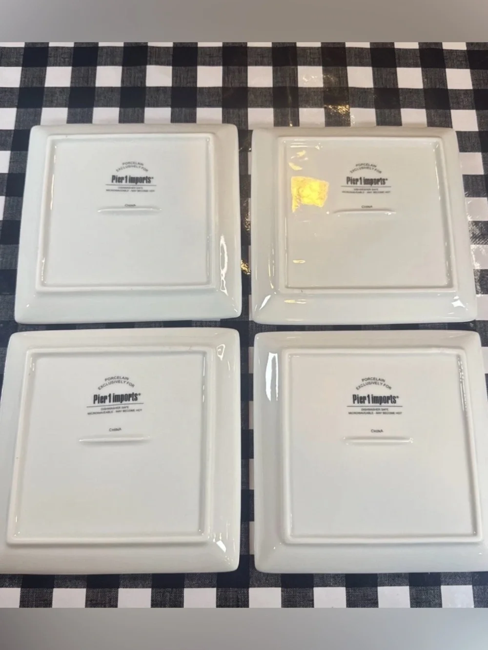 PIER 1 IMPORTS EUROPEAN CITY APPETIZER PLATE SET - IN BOX